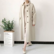 Áo khoác chống mùa bán áo khoác nữ Hàn Quốc Dongdaemun gốc nữ cashmere hai mặt 2018 mùa thu và áo khoác len mới mùa đông - Áo len lót đôi