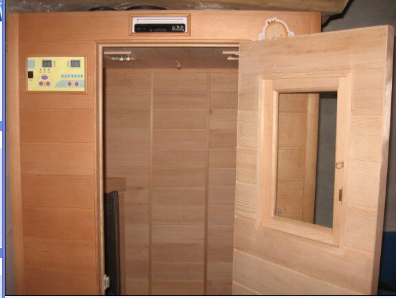 Far-infrared, Marlene Khan steamed house postpartum oxymoron closed hair perspirator