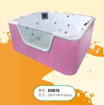 Square childrens pool acrylic integrated bubble surf swimming pool oversized transparent pool manufacturers direct sales