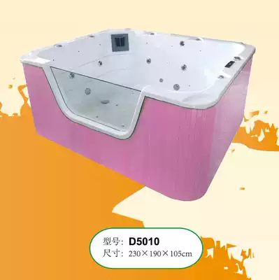 Square children's swimming pool acrylic one bubble surfing pool super large transparent swimming pool Factory Direct