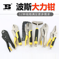 Persian vigorous pliers multi-function pressure pliers clamp round mouth sharp mouth flat mouth flat mouth welding pliers chain pliers C-type D-type