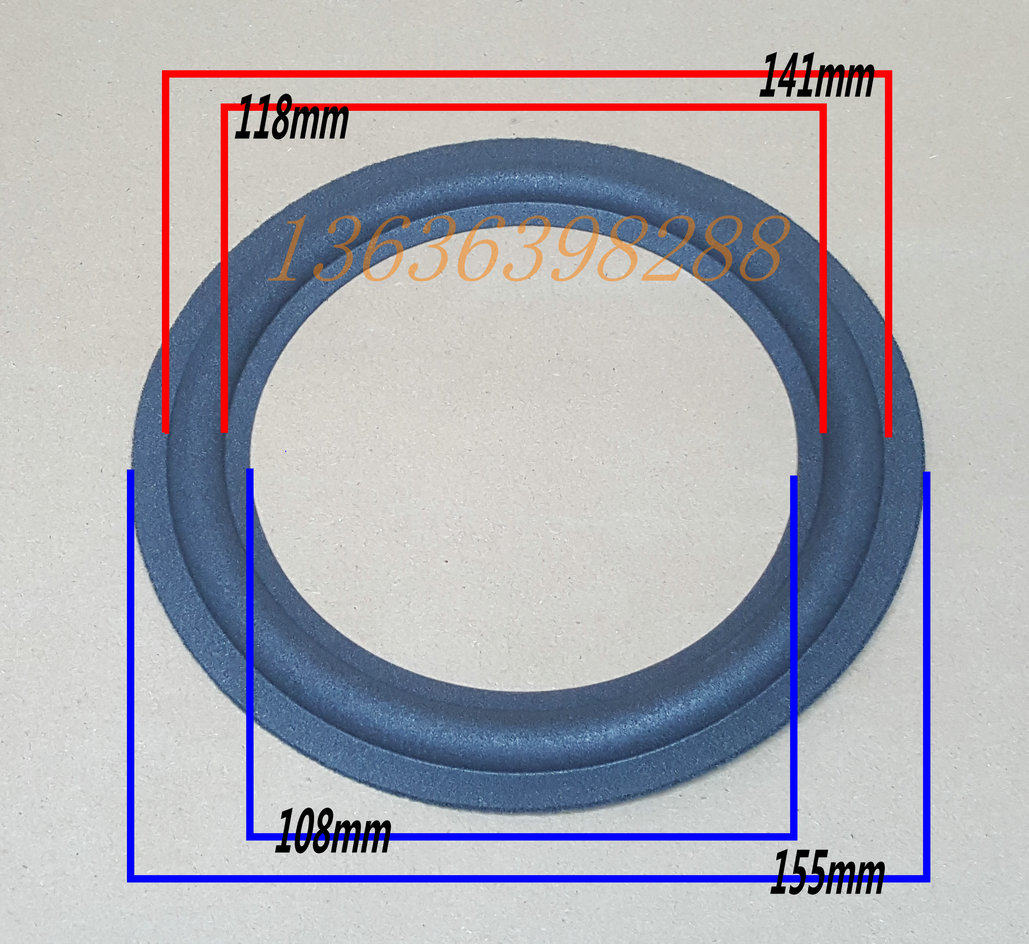 6 5 inch horn side sponge edge 6 5 inch bass speaker foam edge 6 inch flap edge ring