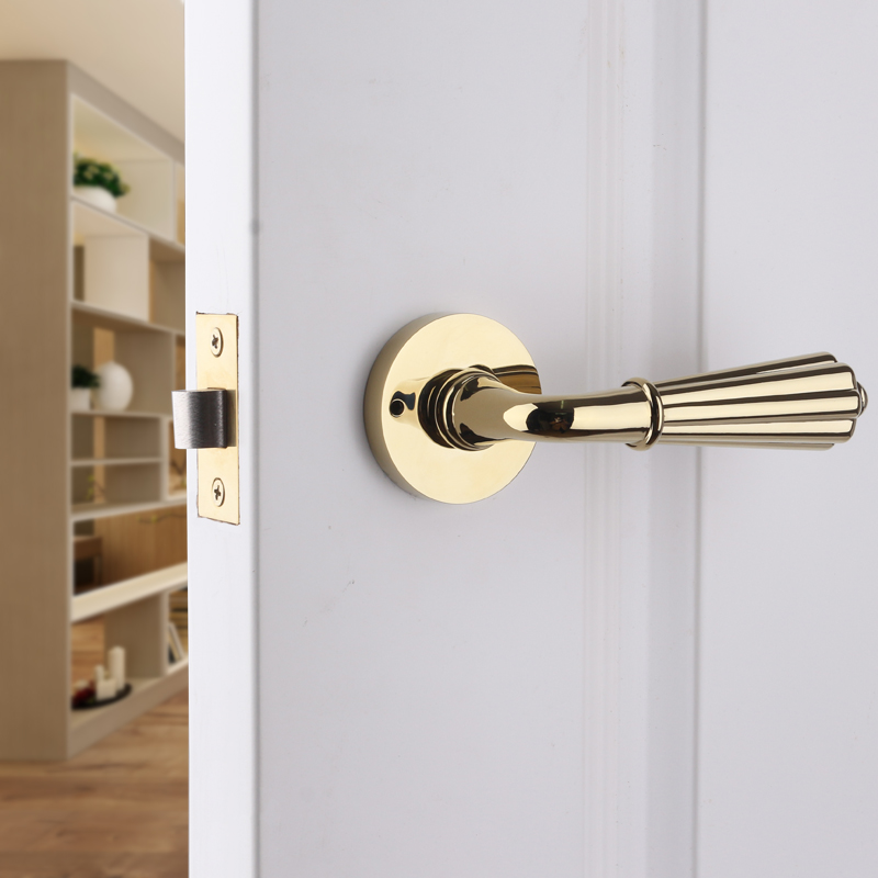 Taiwan Yibili American Golden Lock Room Simple European Room Lock Bathroom Lock