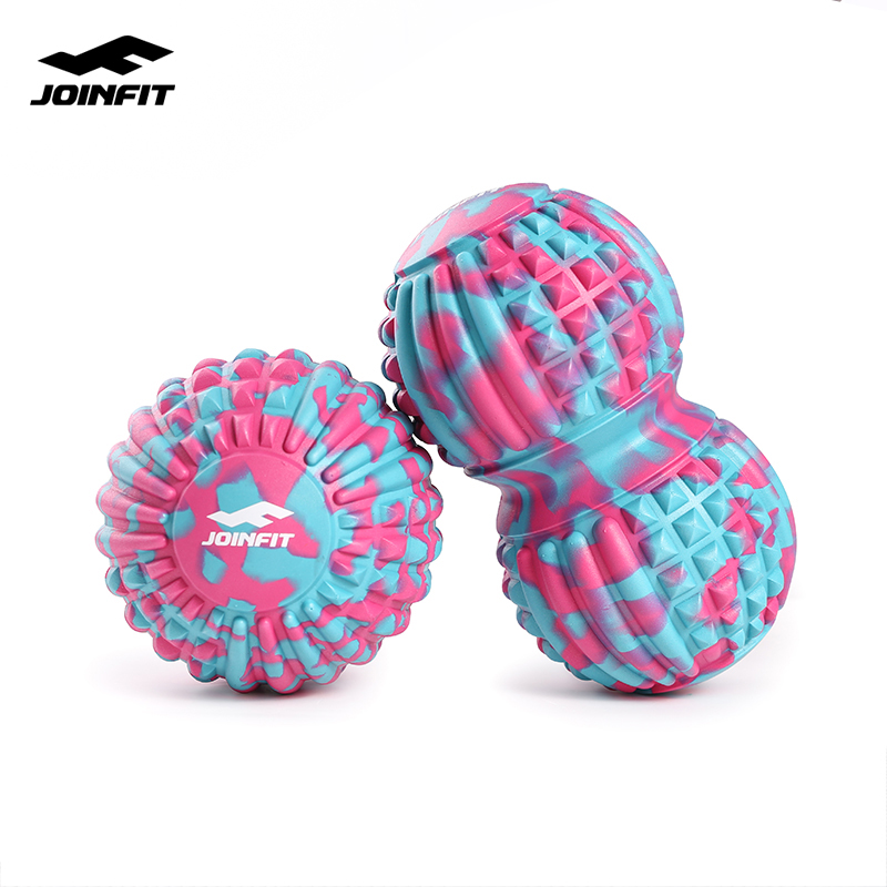 Joinfit Fascia double ball Foot muscle relaxation Peanut ball Massage ball Foot foot neck membrane ball Fitness petanque ball