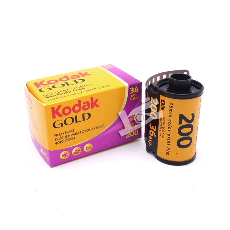 Original American Kodak Gold 200 Film Negative 135 Color Film, 36 Exposures, September 2025