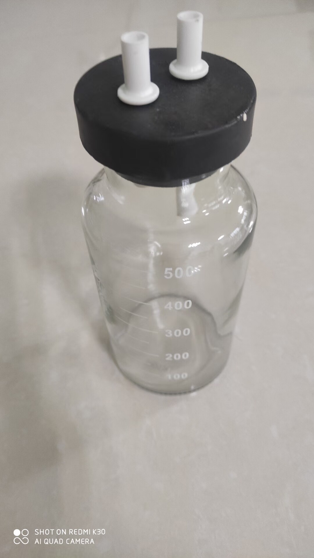 上海斯曼峰/江苏鱼跃人工流产吸引器配件500ml玻璃引流瓶和瓶盖
