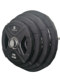 New Fisida Large-Hole Commercial Barbell Colorful Small-Hole Dumbbell Plates 5-20kg Home Fitness Barbell Set