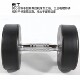 Round Head Rubber-Coated Fixed Dumbbells for Men, Home Strength Training Dumbbell Rack Set, Student Dormitory Dumbbells, Pe Odorless