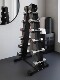Pure Steel Electroplated Dumbbells 1.0-11kg Set with Dumbbell Rack for Personal Training, Yoga, Men and Women, Home Gym Dumbbells
