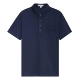 La Chapelle mens Jackwalk2018 Mùa thu mới Áo sơ mi cộc tay màu trơn Ve áo ngắn tay áo thun nam giản dị