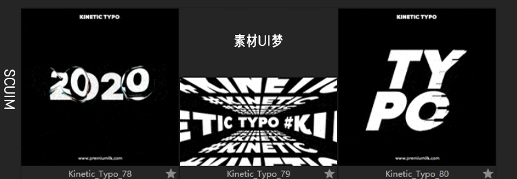 图片[21]-UI设计文字创意动画高级潮流3D立体渐变运动扭曲变形AE模板素材-cg男孩
