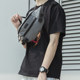 Trendy Korean style men's waist bag waterproof multi-functional chest bag casual fashion workwear shoulder bag street cycling shoulder bag