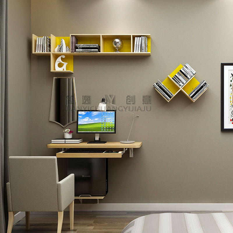 Полка над письменным столом. Полки над компьютерным столом. Компьютерный стол со стеллажом. Стеллаж над столом письменным. 351.