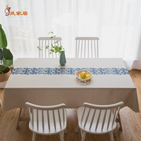 Châu Âu ins gió PVC mềm nhựa khăn trải bàn vải khăn trải bàn chống thấm nước chống bỏng dầu dùng một lần nhà ăn khăn trải bàn khăn trải bàn văn phòng