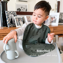 Baby rice pocket anti-dressing bib Liewood saliva bib saliva pocket saliva towel 6 months newborn child bib
