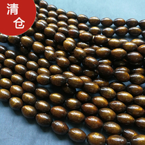 Special Price natural golden sea Willow diy female beaded bracelet necklace jewelry accessories olive beads semi-finished products drum beads scattered beads