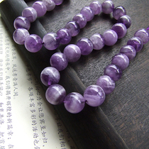 Special price (G accessories) diy jewelry accessories natural dream amethyst ball bracelet necklace loose beads semi-finished products