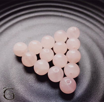 Special Price Natural powder crystal beads Crystal round beads hibiscus Crystal DIY handmade beaded bracelet necklace accessories semi-finished products