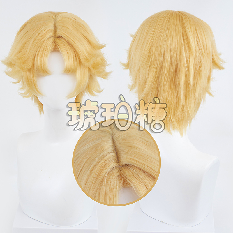 Amber Sugar Identity V Acrobatic Performer Original Skin Cosplay Wig Realistic Scalp Top Bangs Cosplay