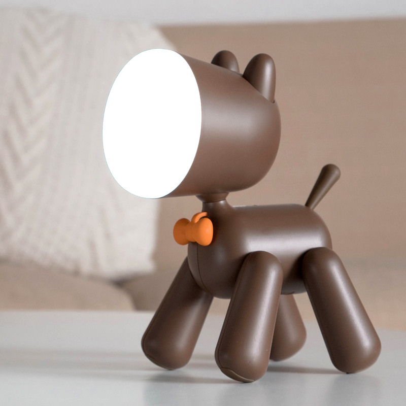 Puppy children table lamp night light charging bedroom bed head lamp sleep baby feeding soft light protective eye soft light companion sleeping-Taobao