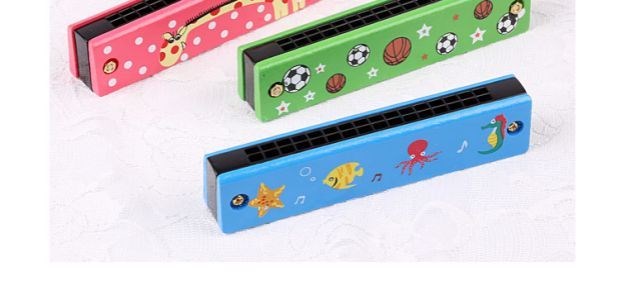 Gỗ trẻ em kèn Harmonica còi trẻ em nhạc cụ màu sắc người mới bắt đầu giai điệu piano đồ chơi cung cấp gian hàng cây đàn đồ chơi
