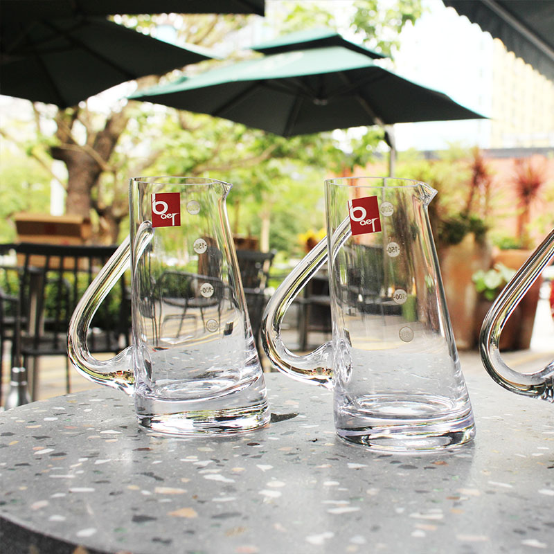 Bell wine splitter crystal glass scale white wine wine decanter with handle household wine measuring device