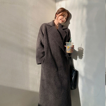 Leather wool one sheep cut coat womens long Korean version of lamb fur coat women Young 2020 autumn and winter