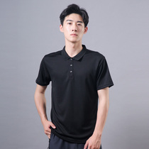 19 Summer mens outdoor sports short sleeve quick-drying clothes quick-drying polo shirt lapel half-sleeve T-shirt sweat and breathable