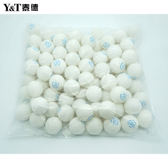泰德原装乒乓球100个40+发球机训练用球 多球训练比赛用球馆训练