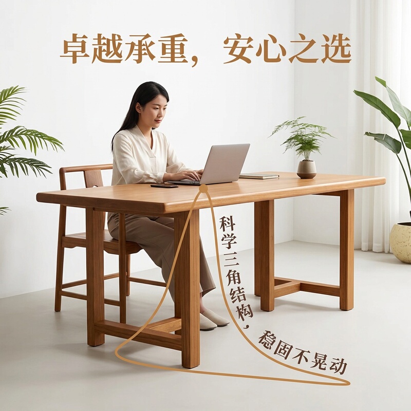 Burma Wawcheng Teak Solid Wood Table Legs, Large Tea Table Stand, Modern Minimalist Rectangular Dining Table Desk Support Frame Burma Wawcheng Teak Solid Wood Table Legs, Large Tea Table Stand, Modern Minimalist Rectangular Dining Table Desk Support Frame