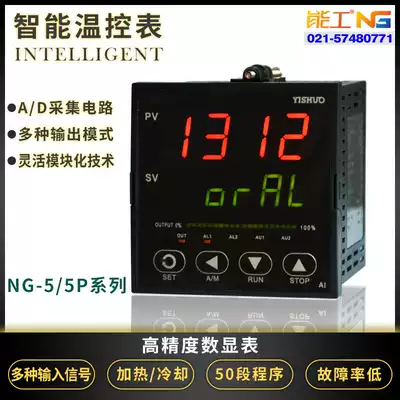 PID intelligent temperature controller AI temperature control instrument Arbitrary signal digital display adjustment heating program design Shanghai Nenggong