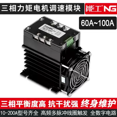 Three-phase torque motor speed control module 60-200A Semiconductor control rectifier control motor speed control driver Shanghai Nenggong