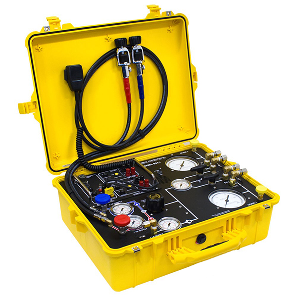 AMRON 8211 Diver Gas Control Panel Two-Person Water Surface Gas Supply Regulator Communication System