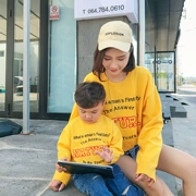 LUSON Boy Autumn Wear 2018 Phiên bản Hàn Quốc mới của trang phục dành cho phụ huynh-trẻ em gia đình nhà bé áo len dài tay áo thun