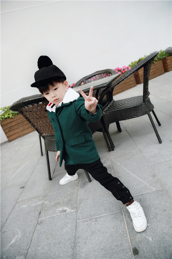 Manteau enfant LUSON en flanelle - Ref 2160789 Image 17