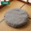 Pure cotton cushion round bay window cushion removable and washable A