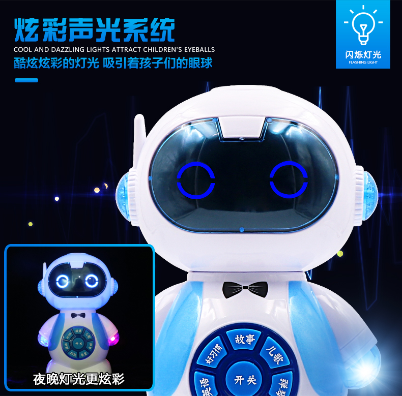Nói tiếng Anh lập trình giáo dục sớm điều khiển từ xa đồ chơi robot thông minh mũm mĩm 1-3-6 tuổi bé trai và bé gái đồ chơi giáo dục xe ô tô đồ chơi