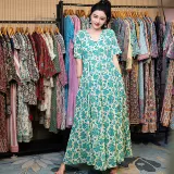 Непала Индия импортированная вышитая вышитая ручная платья за рубеж