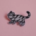 Cat West Cat Thương hiệu ban đầu Mèo thêu Trâm Kitten Trâm Cat Badge Pin Lady Phụ kiện - Trâm cài ghim cài áo sơ mi nam Trâm cài