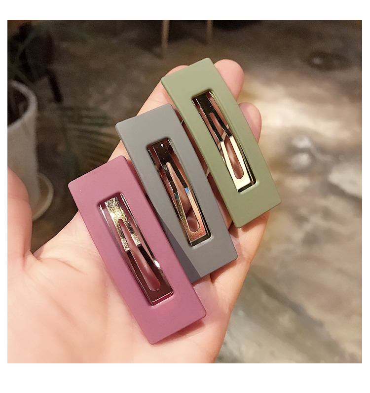 Ins girl tim chà BB clip bangs clip kẹp tóc Hàn Quốc đơn giản tính khí tóc clip bên clip mũ nón gãy tóc clip nữ - Phụ kiện tóc dây buộc tóc đẹp