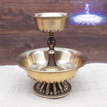 Exquisite brass thickened carved FA cup large ornaments