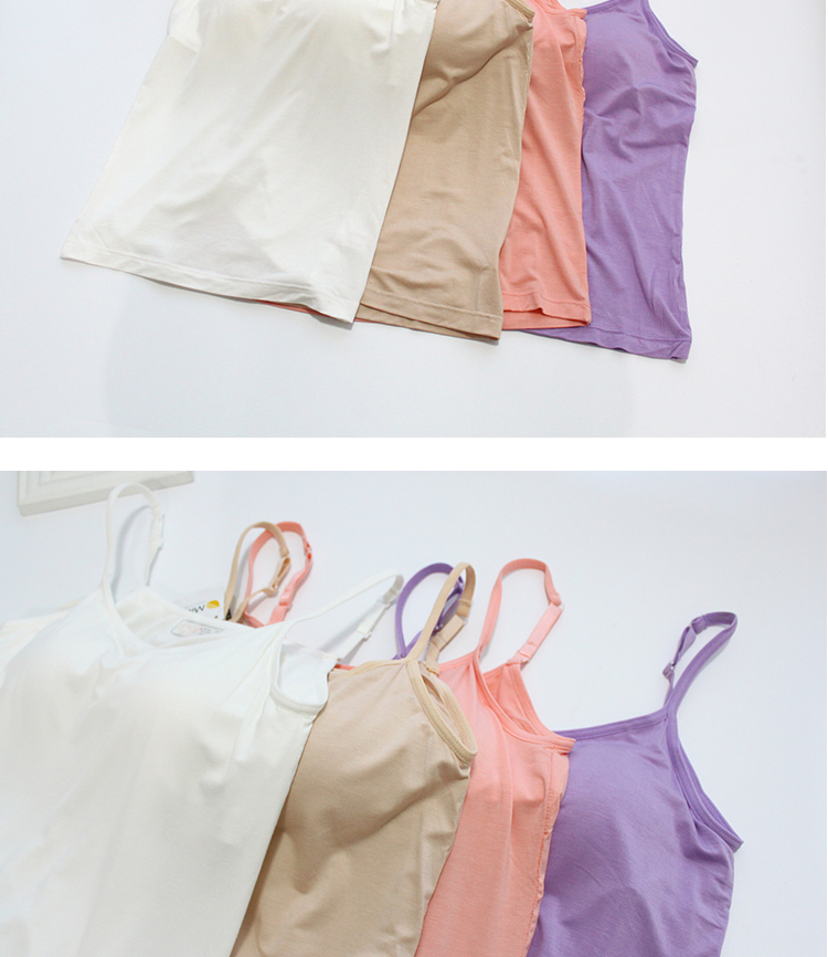 Mùa hè mới đàn hồi thoải mái phương thức một mảnh liền mạch sling nữ đai ngực pad vest mà không có vòng thép bra-t áo len nữ