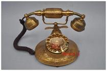 The knot pure copper antique telephone European style retro landline old villa home fixed line