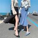 Skirt Retro strap draped skirt