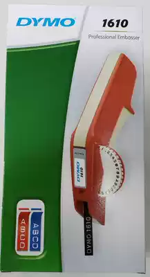 Emperor DYMO1610 Manual labeling machine concave tape die machine coding machine label printer with two rolls of label tape