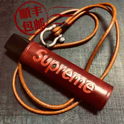 Yue carved 1 generation relx sharp leather case protective cover anti-drop retro handmade cowhide custom original design