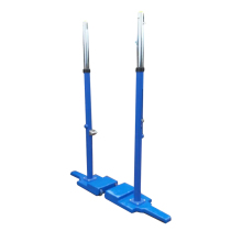 Volleyball rack Hand lifting mobile gas volleyball badminton dual-use column Volleyball net column Pure cast iron net frame