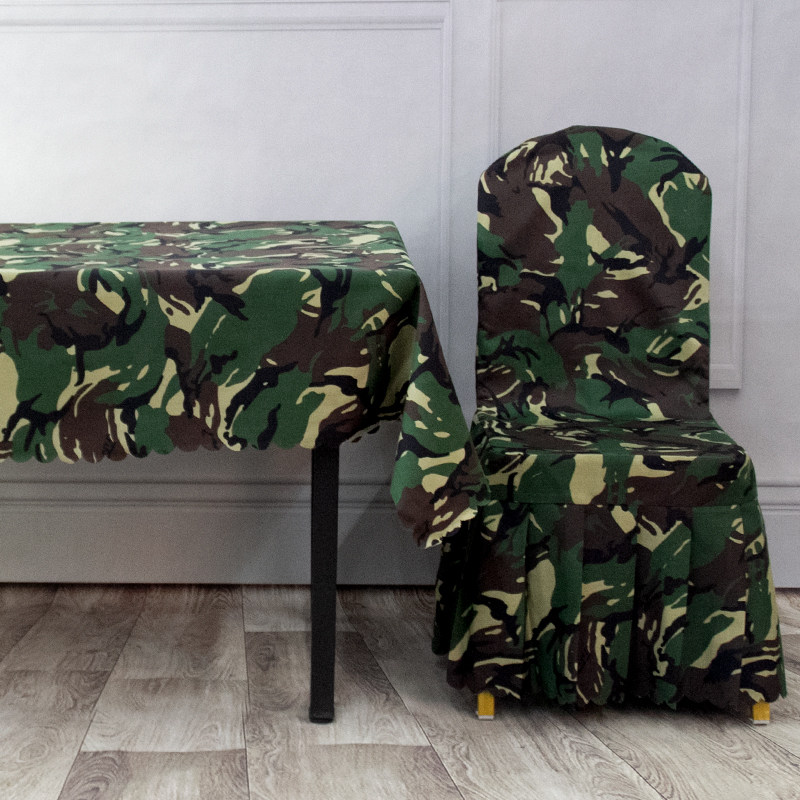Customized camouflage tablecloth camouflage tablecover all color camouflage fabric bench suite