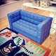 diện tích vườn ươm sofa sofa góc da kết hợp cho trẻ em nhỏ công chúa Hàn Quốc sofa đôi cô gái trai ghế - Ghế sô pha