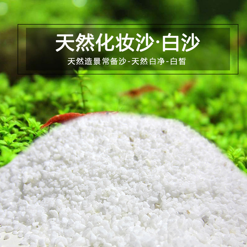 Fish tank makeup sand Aquarium Landscaping decorative bottom sand grass tank River natural high quality fine white sand rat sand River sand